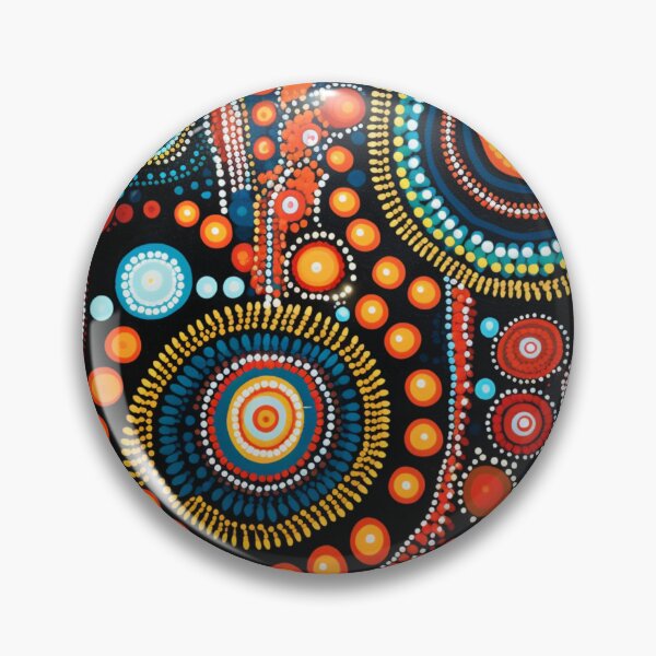 Item preview, Aboriginal Inspired Dot Art - Kabi Kabi Sunset designed and sold by GrinGalore.