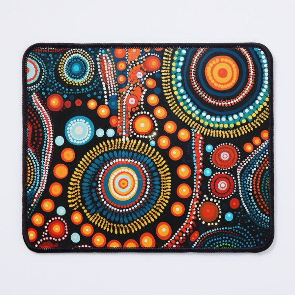 Item preview, Aboriginal Inspired Dot Art - Kabi Kabi Sunset designed and sold by GrinGalore.
