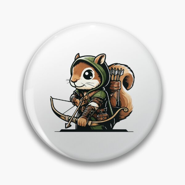 Item preview, Adventurous Archer Squirrel Hoodie - Fantasy Woodland Warrior Apparel designed and sold by Akioos.