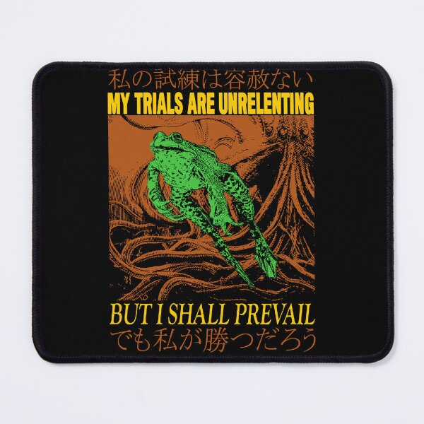 Item preview, My Trials are Unrelenting Frog designed and sold by VintageMedatsu.
