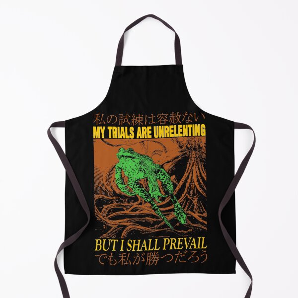 Item preview, My Trials are Unrelenting Frog designed and sold by VintageMedatsu.