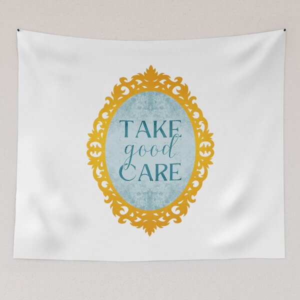 Item preview, Take Good Care Body Positivity Mirror Frame designed and sold by ObsidianDaz.