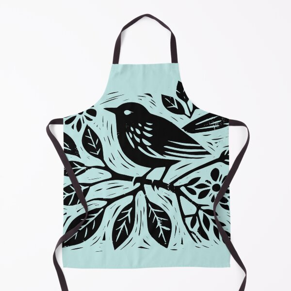 Aperçu de l'œuvre Oiseau coupé en lino créée et vendue par Texterns.