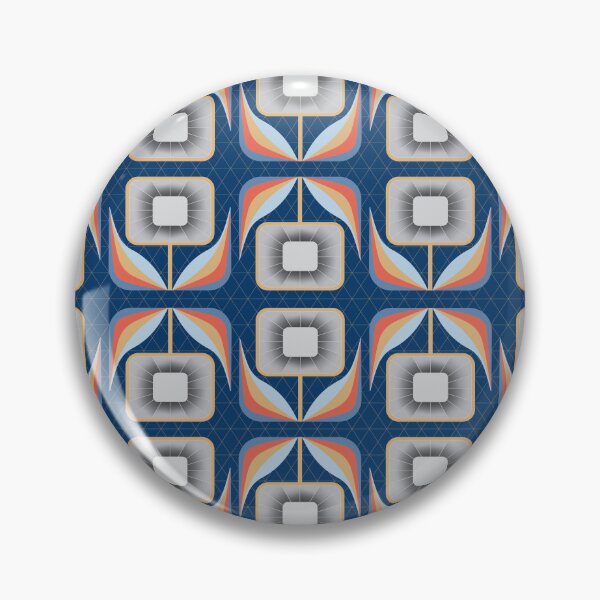 Item preview, FLOWER EUPHORIA - Navy [larger] designed and sold by Carina Parry Studios.