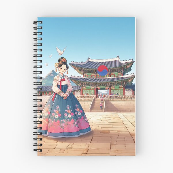 Item preview, beautiful woman in hanbok(한복) designed and sold by lovelybong.