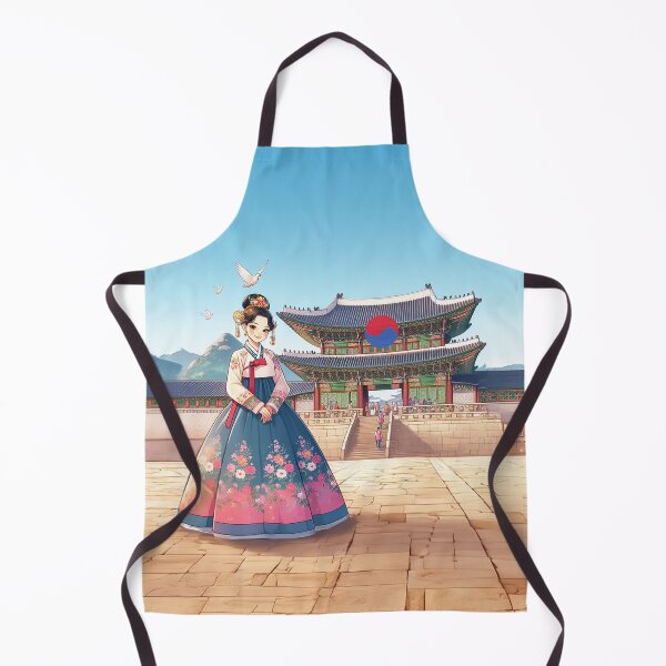 Item preview, beautiful woman in hanbok(한복) designed and sold by lovelybong.