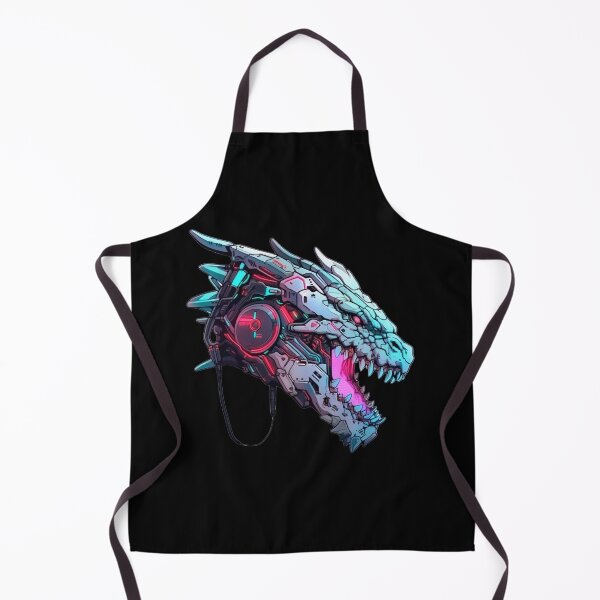 Item preview, CyberDragon - Futuristic Cyberpunk Dragon With Headphones and Visor in a Vibrant Digital Illustration designed and sold by Reichcorp.