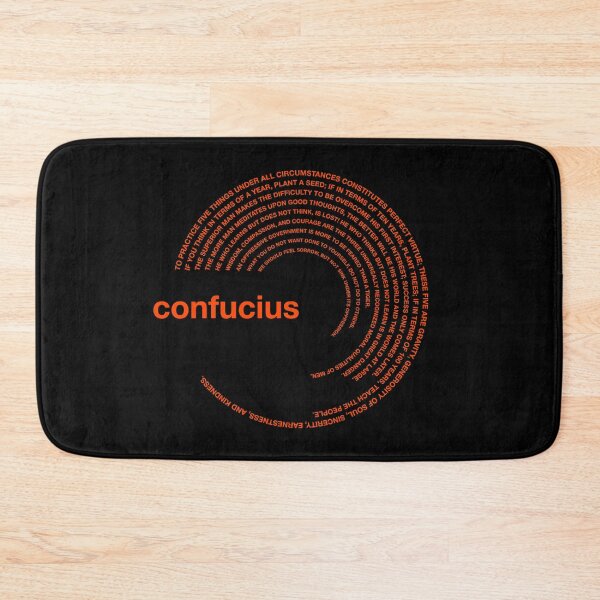 Item preview,  Confucius famous quotes poster [orangered] designed and sold by CMYKStudio.