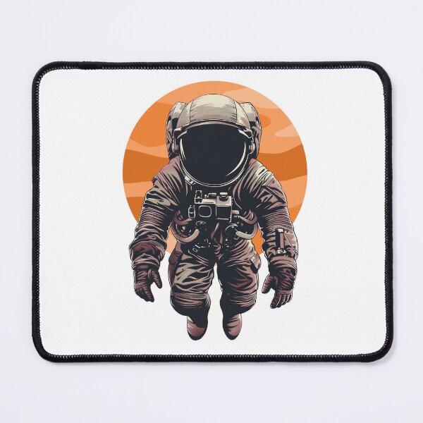 Item preview, Retro Space Explorer - Astronaut and Orange Sunset Design designed and sold by Lobory.