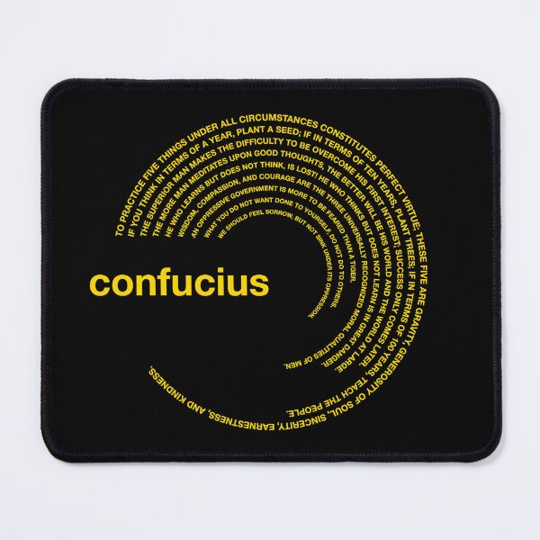 Item preview,  Confucius famous quotes poster [gold] designed and sold by CMYKStudio.