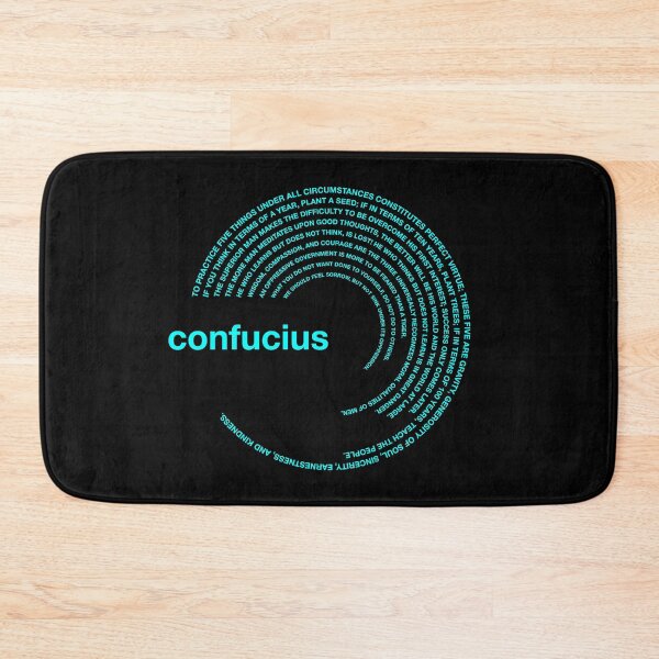 Item preview,  Confucius famous quotes poster [aqua] designed and sold by CMYKStudio.