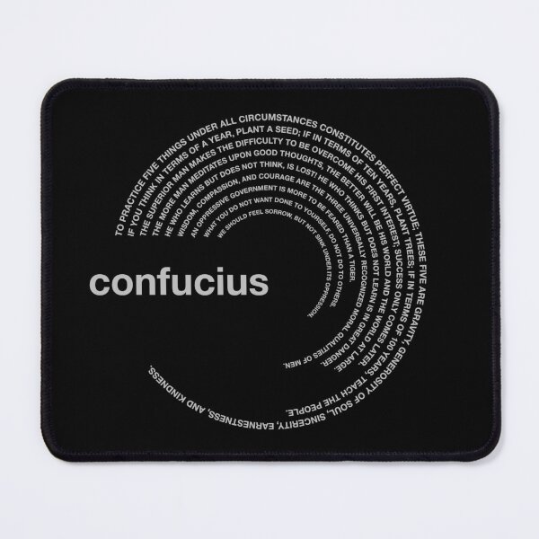 Item preview,  Confucius famous quotes poster [silver] designed and sold by CMYKStudio.