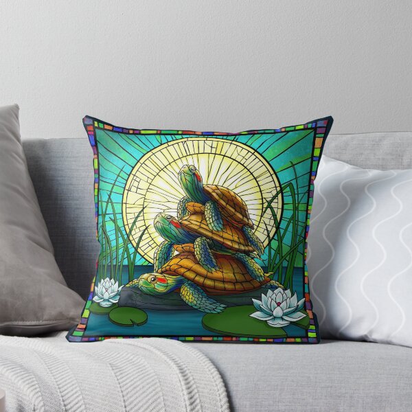 Item preview, Turtle Tower Power with Flowers designed and sold by AmandaGoulart.