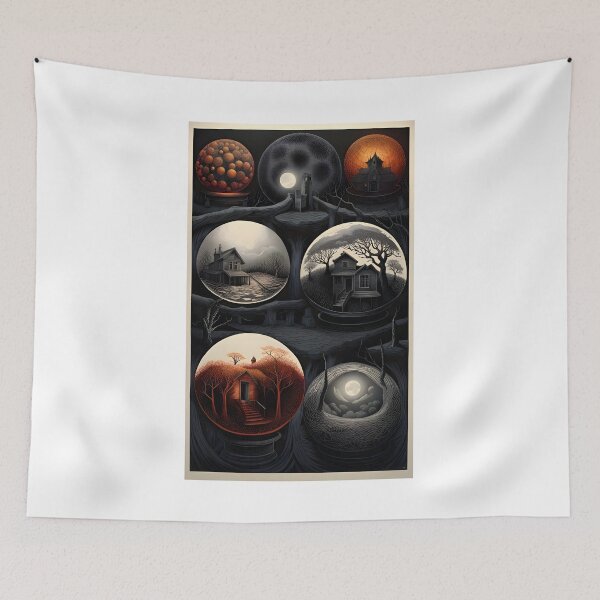 Item preview, 7 globes of horror designed and sold by K1ndo.