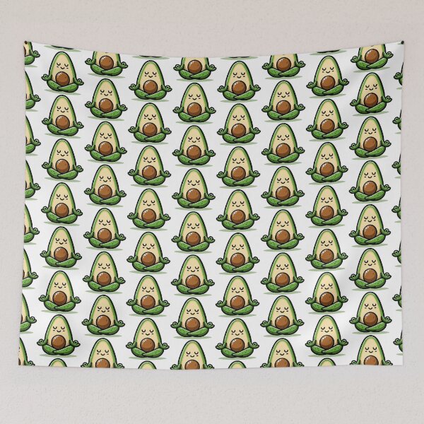 Item preview, Zen Avocado Meditation - Cute Avocado Yoga designed and sold by Akioos.
