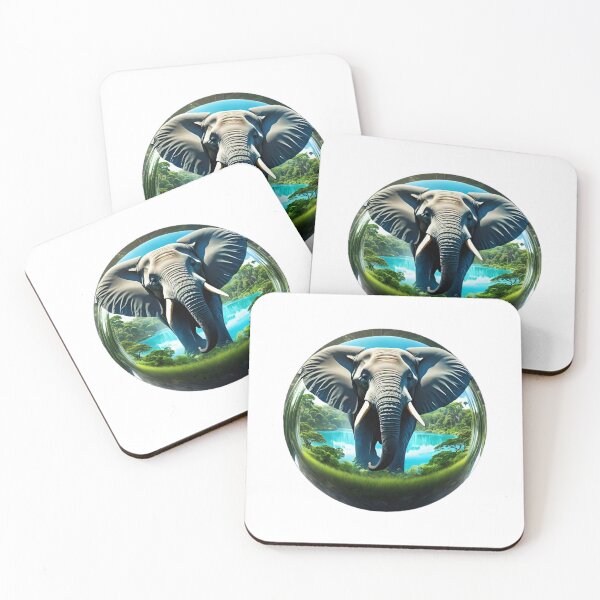 Item preview, Elephant out of jungle designed and sold by vivekananda345.