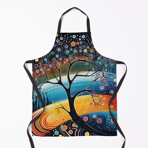 Item preview, Aboriginal Inspired Dot Art - Yggdrasil designed and sold by GrinGalore.