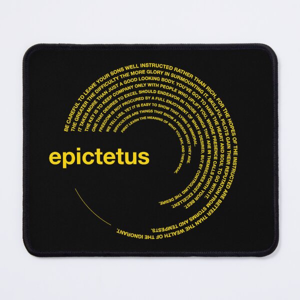 Item preview,  Epictetus famous quotes poster [gold] designed and sold by CMYKStudio.