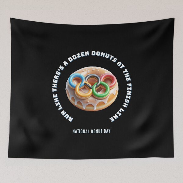 Item preview, Run like there's a dozen donuts at the finish line - National Donut Day designed and sold by Pflugart.