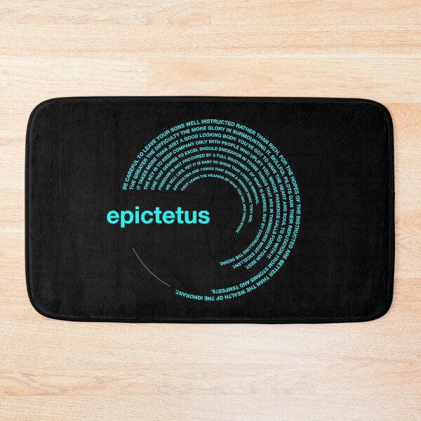 Item preview,  Epictetus famous quotes poster [aqua] designed and sold by CMYKStudio.