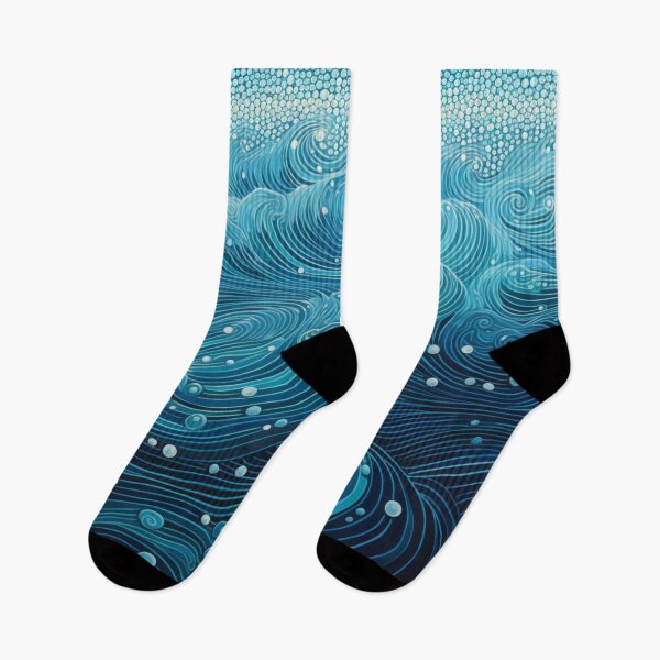 Item preview, Aboriginal Inspired Dot Art - With Strong Waves designed and sold by GrinGalore.