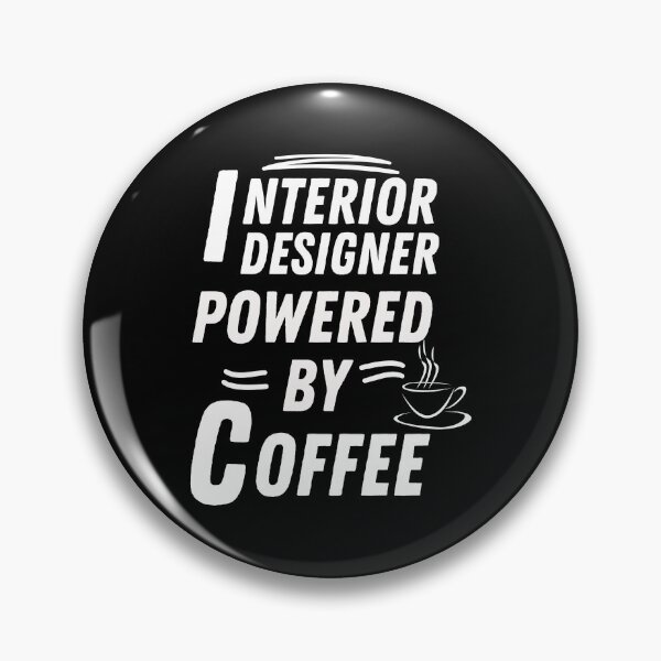 Item preview, Interior designer powered by coffee designed and sold by annoying-shirts.