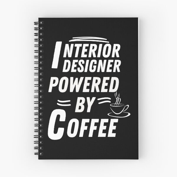 Item preview, Interior designer powered by coffee designed and sold by annoying-shirts.