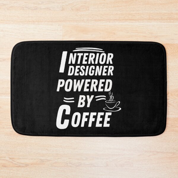 Item preview, Interior designer powered by coffee designed and sold by annoying-shirts.