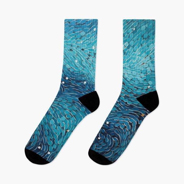 Item preview, Aboriginal Inspired Dot Art - Seascape designed and sold by GrinGalore.