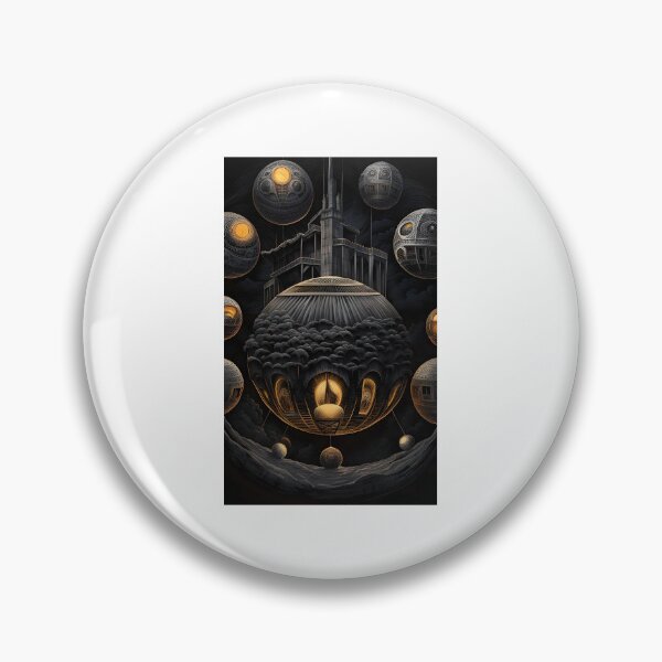 Item preview, Dark spherical world fantasy designed and sold by K1ndo.