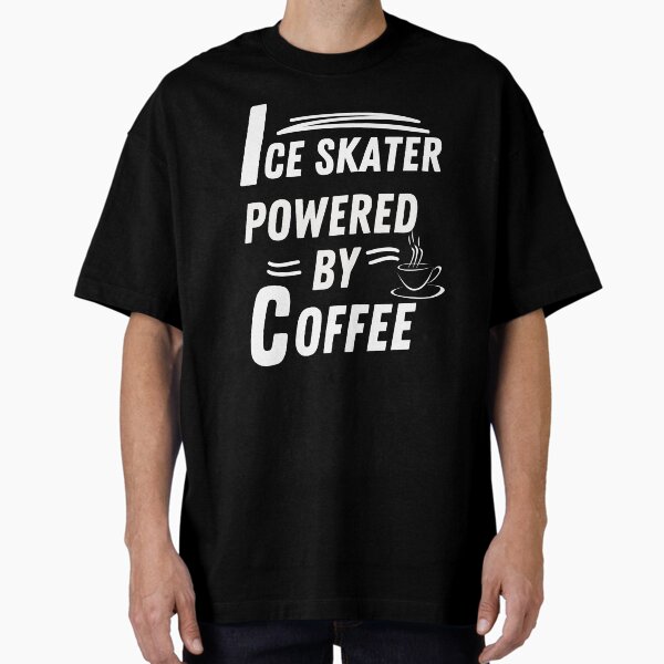 Item preview, Ice skater powered by coffee designed and sold by annoying-shirts.