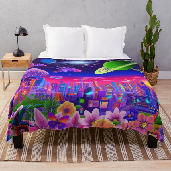 Item preview, Cosmic Neon City designed and sold by GeraldNewtonArt.