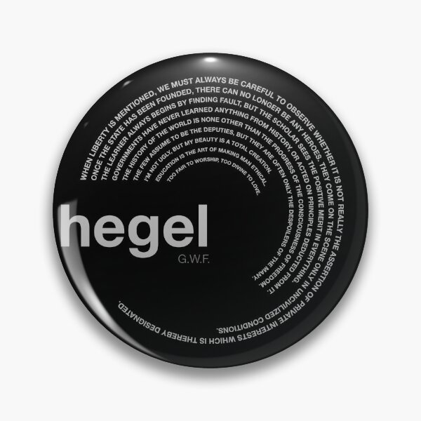 Item preview, Georg Wilhelm Friedrich Hegel famous quotes poster [silver] designed and sold by CMYKStudio.