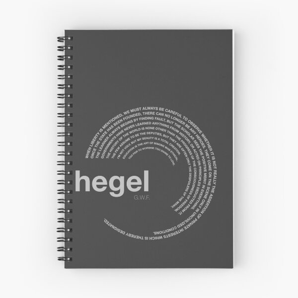 Item preview, Georg Wilhelm Friedrich Hegel famous quotes poster [silver] designed and sold by CMYKStudio.