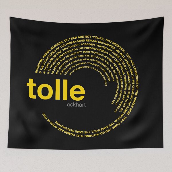 Artikelvorschau, Poster mit berühmten Zitaten von Eckhart Tolle [Gold] entworfen und verkauft von CMYKStudio.