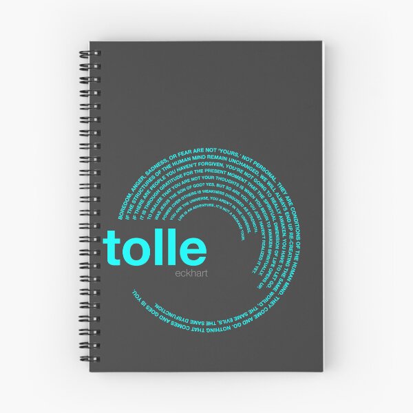 Artikelvorschau, Poster mit berühmten Zitaten von Eckhart Tolle [aqua] entworfen und verkauft von CMYKStudio.