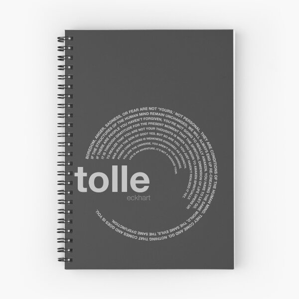 Artikelvorschau, Poster mit berühmten Zitaten von Eckhart Tolle [Silber] entworfen und verkauft von CMYKStudio.