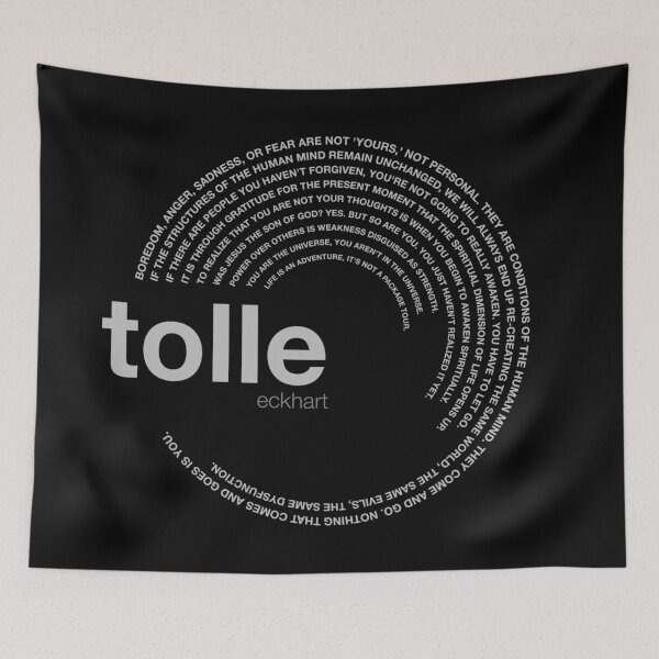 Artikelvorschau, Poster mit berühmten Zitaten von Eckhart Tolle [Silber] entworfen und verkauft von CMYKStudio.