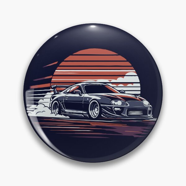 Item preview, 90s JDM Supra with Sunset Backdrop designed and sold by 8fifty8.