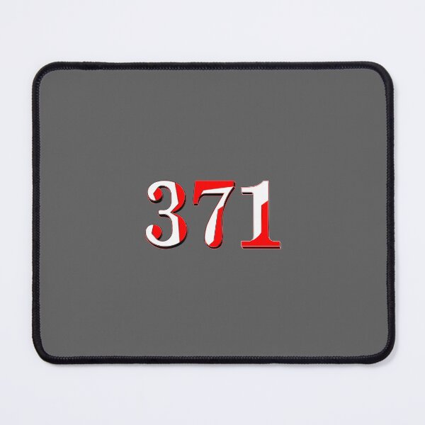 Item preview, number three hundred and seventy one digit 371 order sequence team member age designed and sold by 4rpixs.