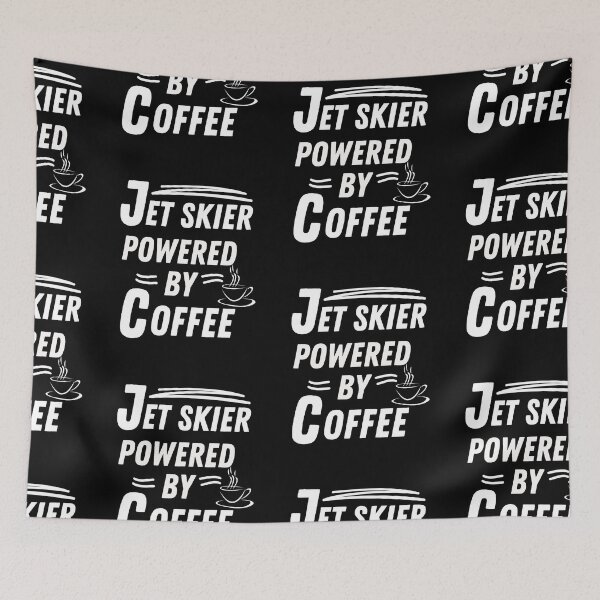 Item preview, Jet skier powered by coffee   designed and sold by annoying-shirts.