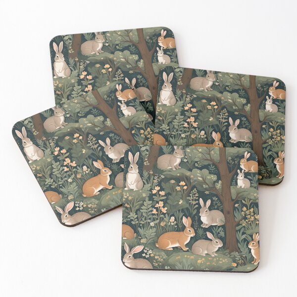 Item preview, Rabbits in the woods designed and sold by nwadsley.