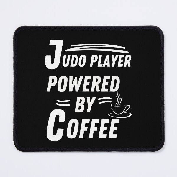 Item preview, Judo player powered by coffee designed and sold by annoying-shirts.