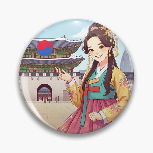 Item preview, a woman in a hanbok(한복) designed and sold by lovelybong.