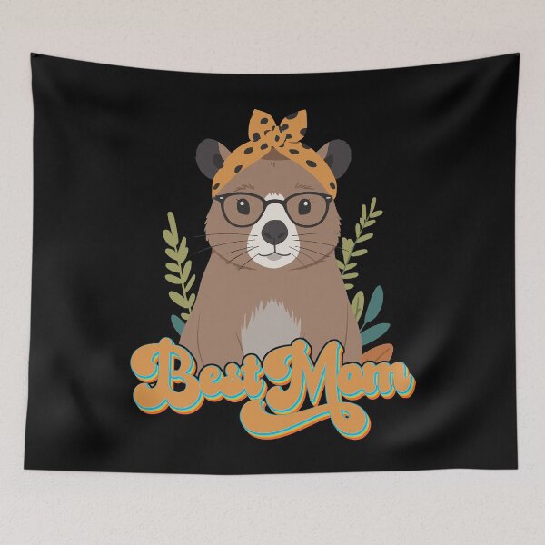 Item preview, Funny Capymama Capybara Mother Design designed and sold by LuminOrb.