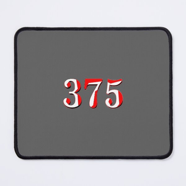 Item preview, number three hundred and seventy five digit 375 order sequence team member age designed and sold by 4rpixs.
