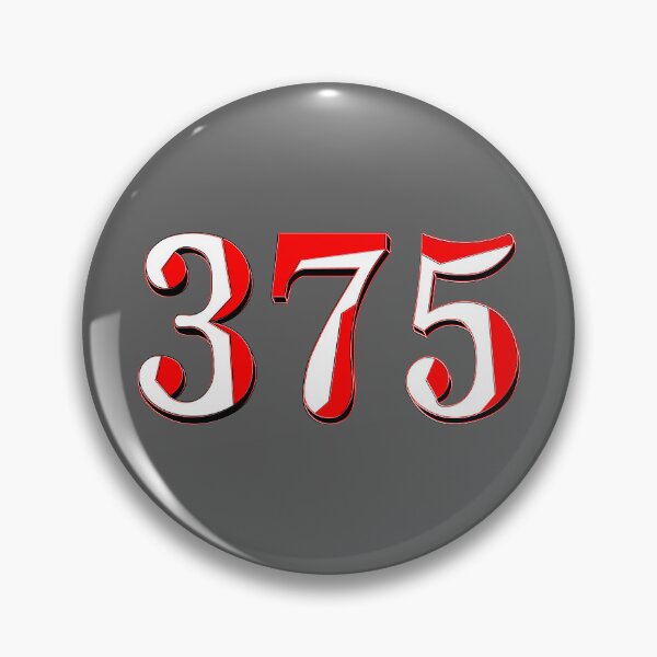 Item preview, number three hundred and seventy five digit 375 order sequence team member age designed and sold by 4rpixs.