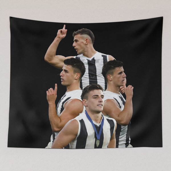 Item preview, Nick Daicos Clutch Match Winning Goal against Carlton   designed and sold by konsdigitaldesignsartwork.