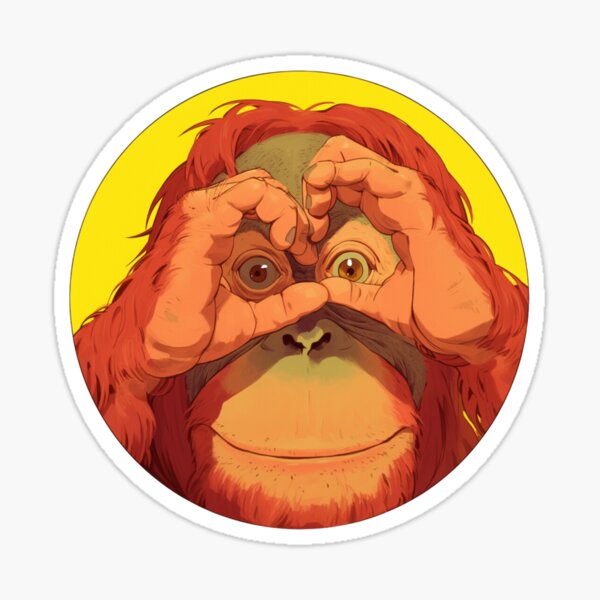 Item preview, Tapanuli Orangutan // Endangered species // Orangutan // Animal in danger designed and sold by SMARTKIT  DESIGNAGENCY.