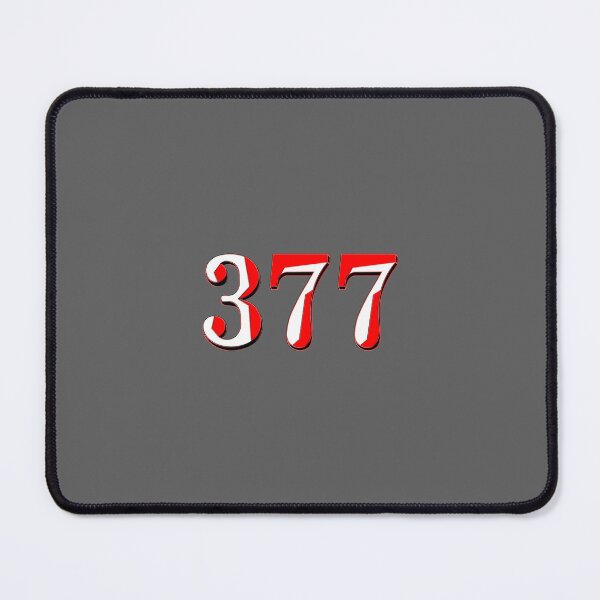 Item preview, number three hundred and seventy seven digit 377 order sequence team member age designed and sold by 4rpixs.